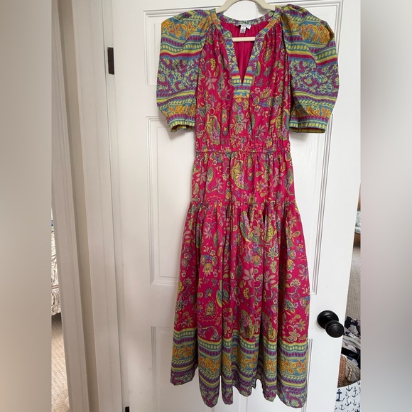 Floral Pink Maxi Dress - Picture 2 of 6